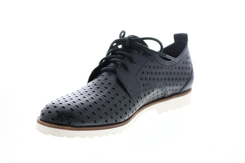 Earth Inc. Camino Lace Up Oxford Womens Black Lifestyle Sneakers Shoes