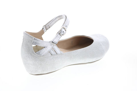 Earthies Capri CAPRI-GRY Womens Gray Leather Ballet Flats Shoes