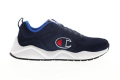 Champion 93 Eighteen Classic CM100228M Mens Blue Mesh Lace Up Low Top Sneakers Shoes