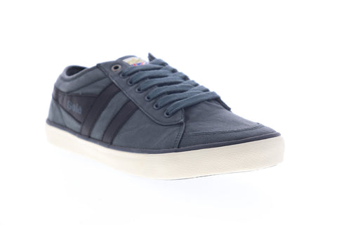 Gola Comet CMA516 Mens Gray Canvas Lace Up Low Top Sneakers Shoes