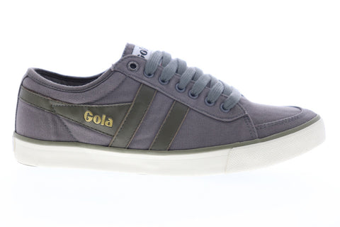 Gola Comet CMA516 Mens Gray Canvas Lace Up Low Top Sneakers Shoes