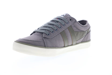 Gola Comet CMA516 Mens Gray Canvas Lace Up Low Top Sneakers Shoes