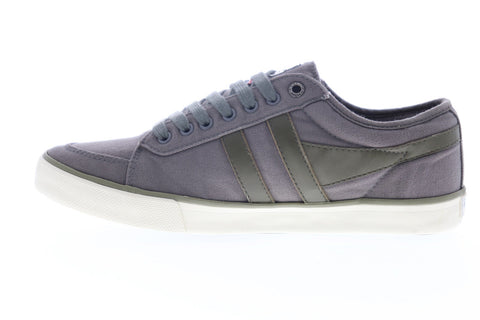 Gola Comet CMA516 Mens Gray Canvas Lace Up Low Top Sneakers Shoes