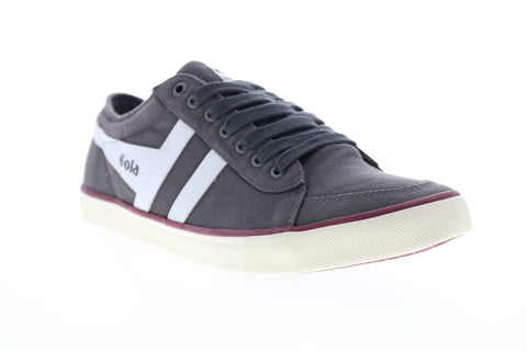 Gola Comet CMA516 Mens Gray Canvas Lace Up Low Top Sneakers Shoes