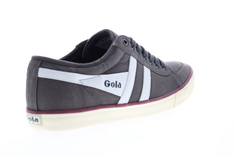 Gola Comet CMA516 Mens Gray Canvas Lace Up Low Top Sneakers Shoes