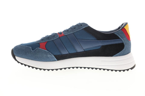 Gola Toronto CMA559 Mens Blue Mesh Lace Up Low Top Sneakers Shoes