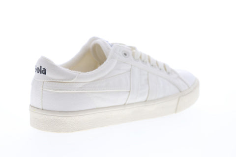 Gola Tennis Mark Cox Wash Vegan CMB041 Mens White Low Top Sneakers Shoes