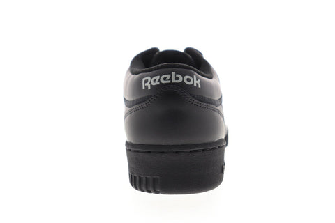 Reebok Workout Low CN0637 Mens Black Leather Athletic Cross Training Shoes