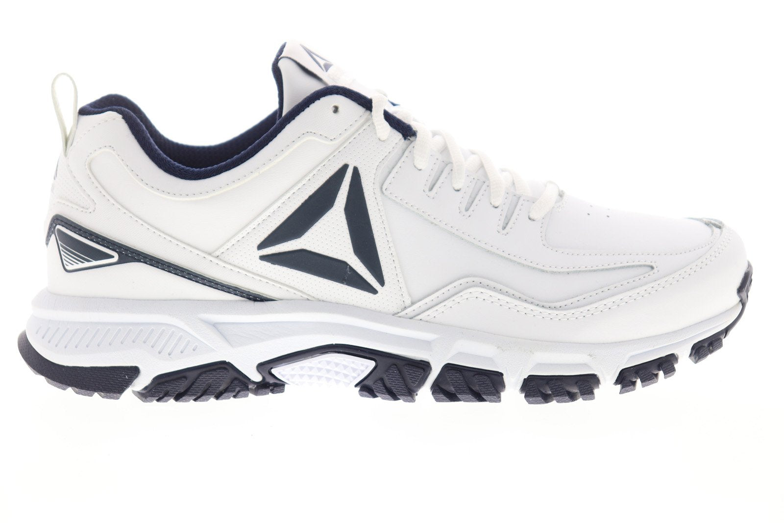 Reebok Ridgerider Leather 4E Mens White Wide (4E) Athletic Hikin - Shoes