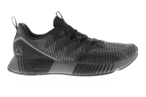 Reebok Fusion Flexweave CN2426 Mens Black Nylon Athletic Lace Up Running Shoes