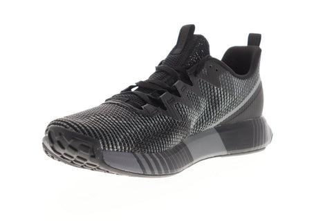 Reebok Fusion Flexweave CN2426 Mens Black Nylon Athletic Lace Up Running Shoes