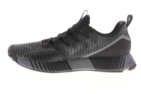 Reebok Fusion Flexweave CN2426 Mens Black Nylon Athletic Lace Up Running Shoes