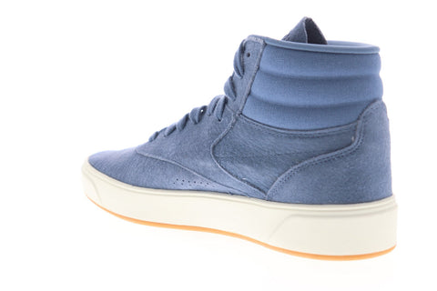 Reebok Freestyle HI Nova CN3851 Womens Blue Suede High Top Sneakers Shoes