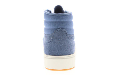 Reebok Freestyle HI Nova CN3851 Womens Blue Suede High Top Sneakers Shoes