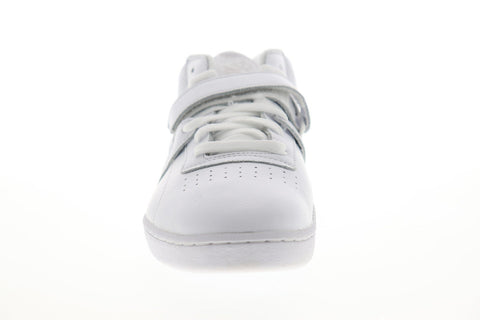 Reebok Workout Clean Mid Strap MU CN3915 Mens White Lifestyle Sneakers Shoes