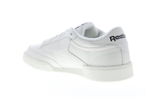 Reebok Club C 85 MU CN3924 Mens White Leather Lace Up Low Top Sneakers Shoes