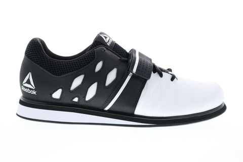 Reebok Lifter Pr CN4513 Mens White Synthetic Athletic Weightlifting Shoes