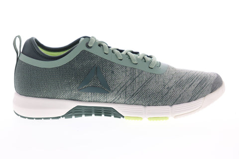 Reebok Speed Her TR CN4861 Womens Green Canvas Lace Up Athletic Running Shoes