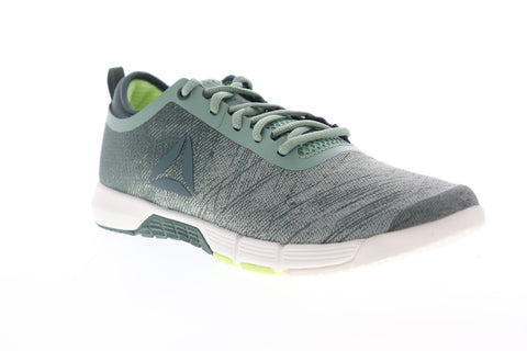Reebok Speed Her TR CN4861 Womens Green Canvas Lace Up Athletic Running Shoes