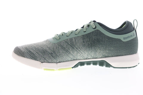 Reebok Speed Her TR CN4861 Womens Green Canvas Lace Up Athletic Running Shoes