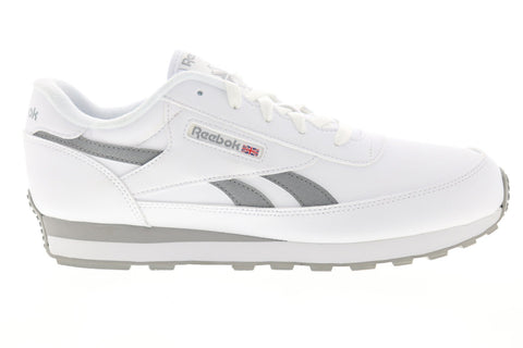Reebok Classic Renaissance CN5281 Womens White Leather Lace Up Sneakers Shoes 