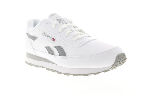 Reebok Classic Renaissance CN5281 Womens White Leather Lace Up Sneakers Shoes 