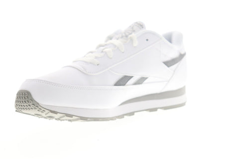 Reebok Classic Renaissance CN5281 Womens White Leather Lace Up Sneakers Shoes 