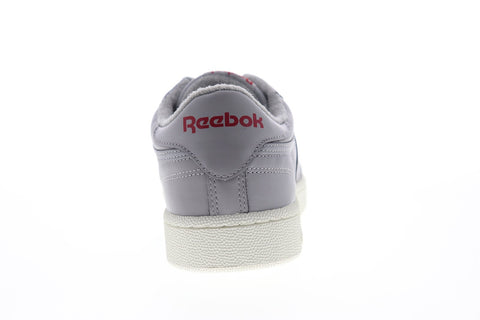 Reebok Club C 85 MU CN5374 Mens Gray Leather Lace Up Low Top Sneakers Shoes