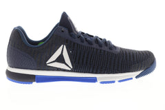 Reebok Speed TR Flexweave CN5503 Mens Blue Mesh Lace Up Athletic Running Shoes