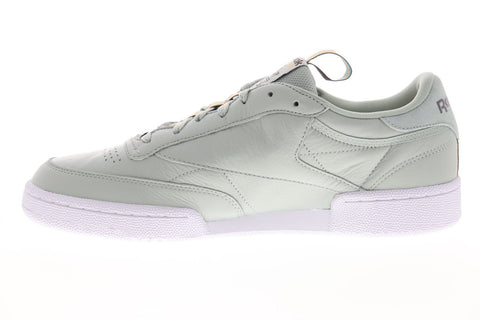 Reebok Club C 85 MU CN6864 Mens Gray Leather Lace Up Low Top Sneakers Shoes