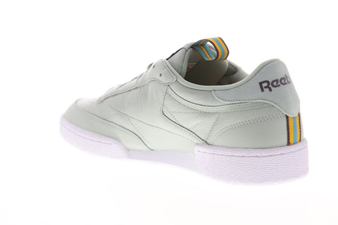 Reebok Club C 85 MU CN6864 Mens Gray Leather Lace Up Low Top Sneakers Shoes
