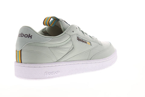 Reebok Club C 85 MU CN6864 Mens Gray Leather Lace Up Low Top Sneakers Shoes