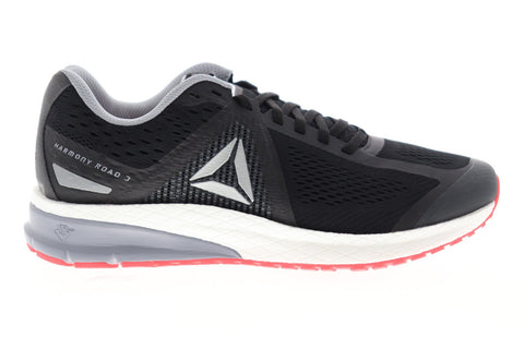Reebok Harmony Road 3 CN6869 Mens Black Canvas Athletic Lace Up Running Shoes