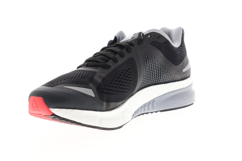 Reebok Harmony Road 3 CN6869 Mens Black Canvas Athletic Lace Up Running Shoes