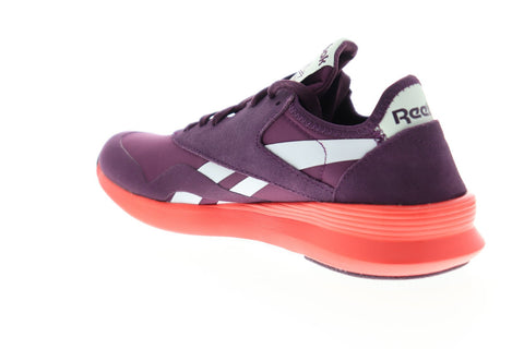 Reebok Classic Nylon SP CN7744 Womens Purple Suede Lace Up Sneakers Shoes 