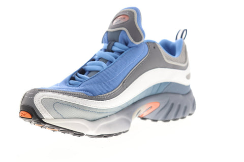 Reebok Daytona DMX MU CN7827 Mens Blue Leather Lace Up Low Top Sneakers Shoes