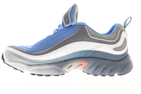 Reebok Daytona DMX MU CN7827 Mens Blue Leather Lace Up Low Top Sneakers Shoes