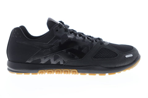 Reebok Crossfit Nano 2.0 Womens Black Mesh Athletic Cross Training Shoes