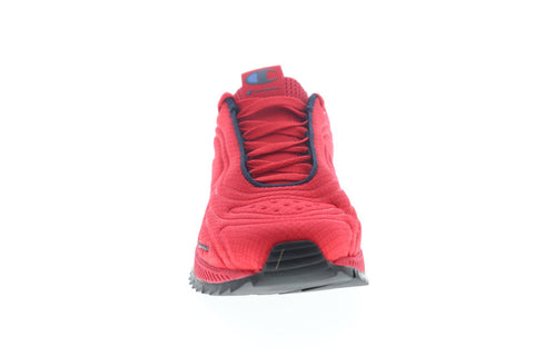 Champion Flex 19 CP100250M Mens Red Suede Lace Up Low Top Sneakers Shoes