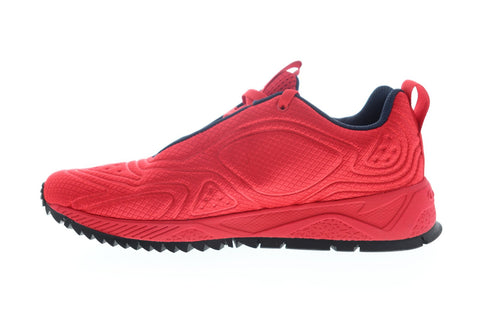 Champion Flex 19 CP100250M Mens Red Suede Lace Up Low Top Sneakers Shoes