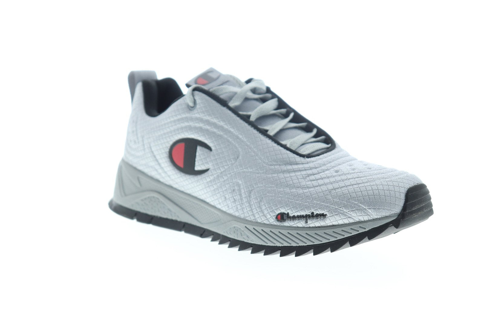 Champion Flex 19 CP100252M Mens Gray Suede Low Top Lifestyle Sneakers Shoes Champion Flex 19 CP100252M Mens Gray Suede Low Top Lifestyle  main image 2