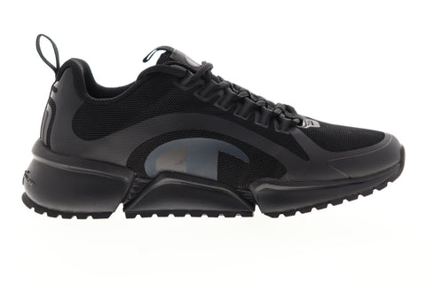 Champion RF Pro Runner CP100392M Mens Black Mesh Lace Up Low Top Sneakers Shoes