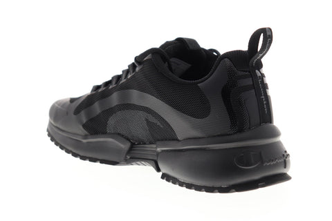Champion RF Pro Runner CP100392M Mens Black Mesh Lace Up Low Top Sneakers Shoes