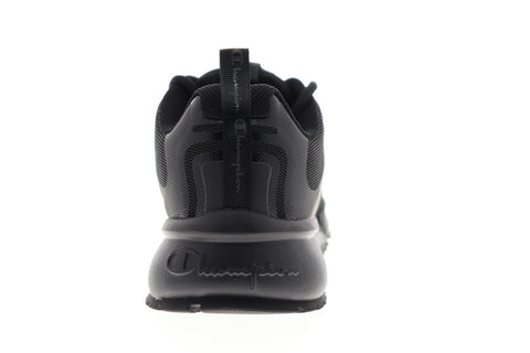 Champion RF Pro Runner CP100392M Mens Black Mesh Lace Up Low Top Sneakers Shoes