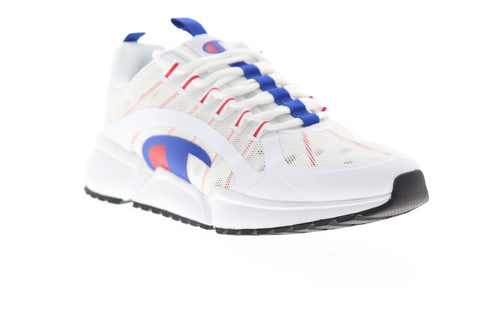 Champion RF Pro Runner CP100393M Mens White Mesh Lace Up Low Top Sneakers Shoes