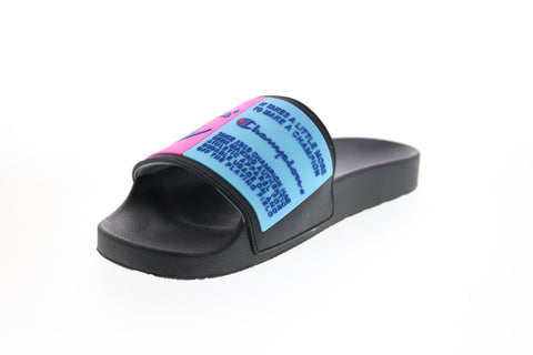 Champion IPO Select CP100467M Mens Black Synthetic Slides Sandals Shoes