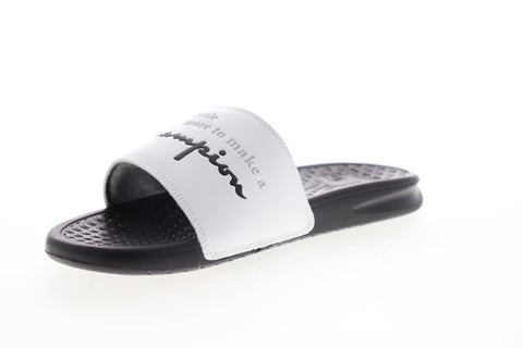 Champion Super Slide More CP100577M Mens White Synthetic Slides Sandals Shoes