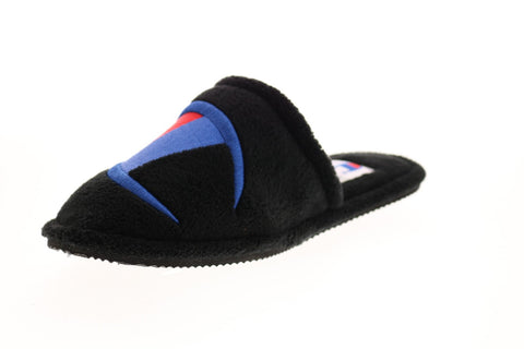 Champion The Sleepover CP100768M Mens Black Canvas Slippers Mules Shoes