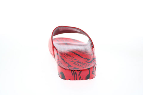 Champion IPO IT CP100920M Mens Red Synthetic Slip On Slides Sandals Shoes