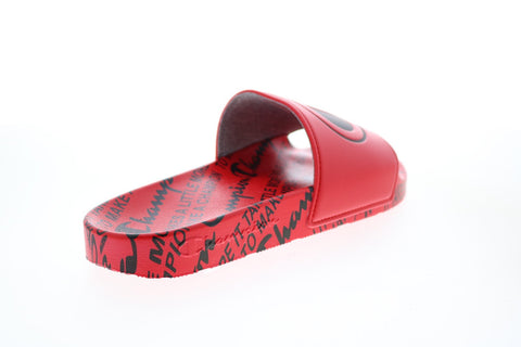Champion IPO IT CP100920M Mens Red Synthetic Slip On Slides Sandals Shoes
